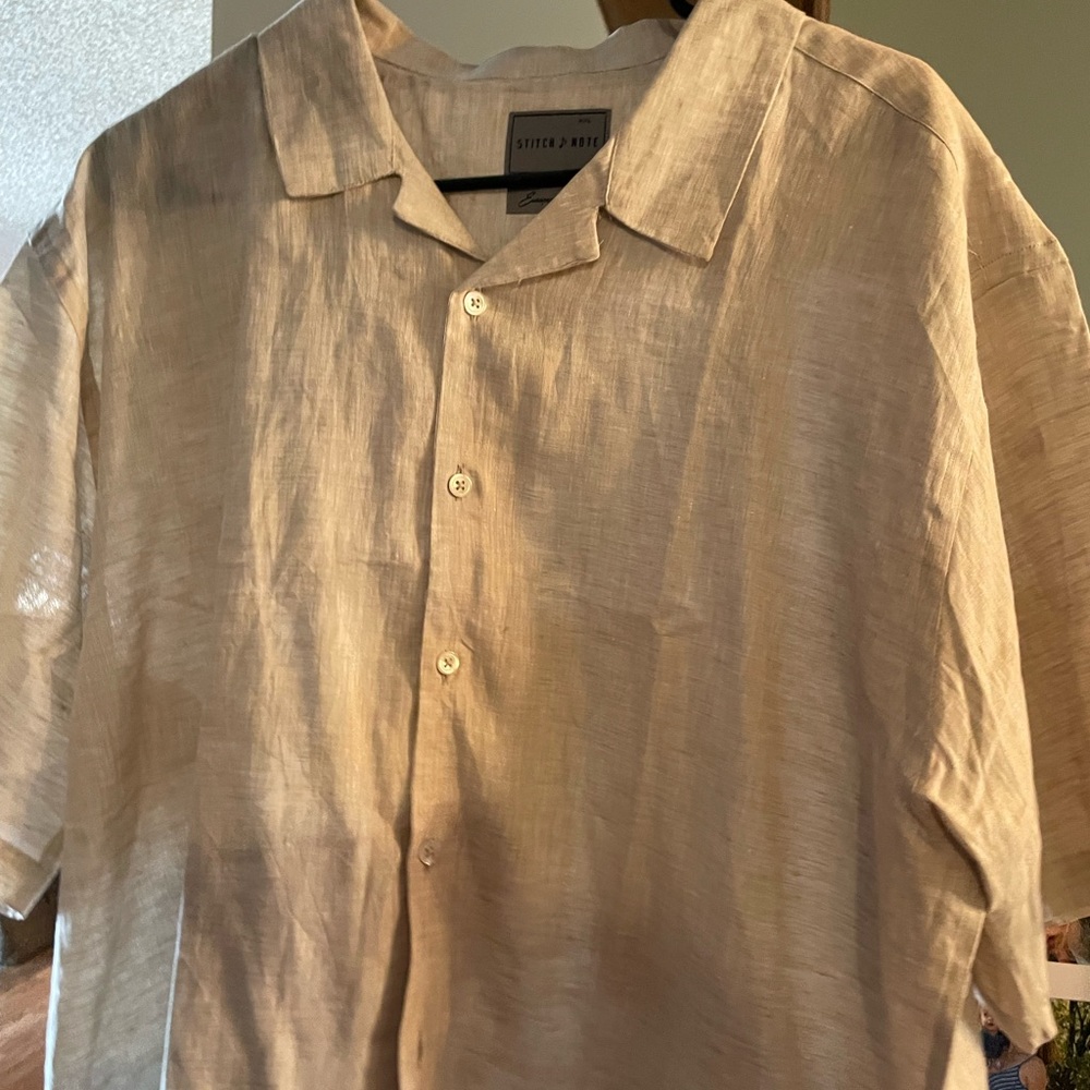 Stich Note Linen Shirt